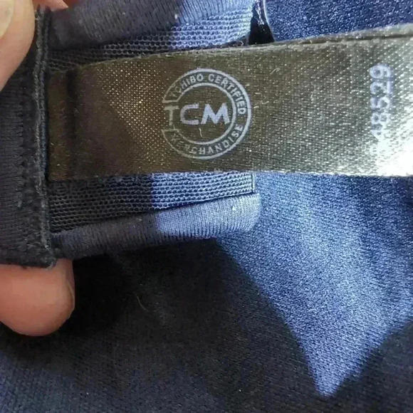 TCM Navy Blue Bra Tchiro Certified Merchandise sz 34 B - Picture 4 of 6